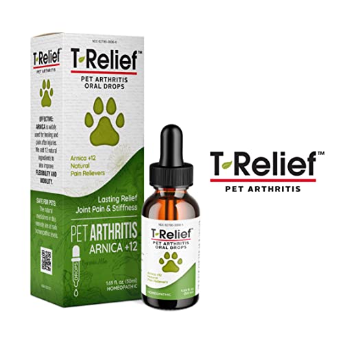MediNatura T-Relief Pet Arthritis Pain Relief Arnica +12 Powerful Natural Medicines Help Reduce Hip & Joint Pain, Soreness & Stiffness - Fast-Acting Soother for Dog & Cat - 1.69 oz - Thumbnail 7