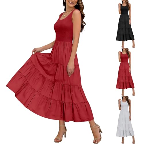 Robe longue femme chic et fluide pour vos soirées d'été et sorties à la plage