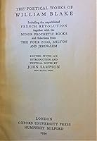 Blake's Poetical Works B00B93UDFO Book Cover