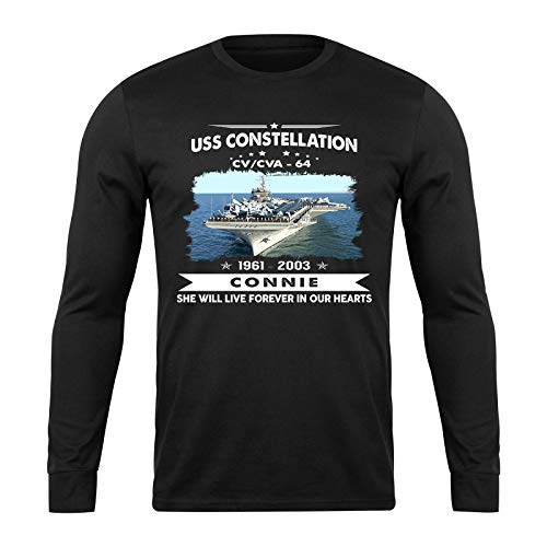 BOZOTA USS Constellation CV 64 Long Sleeve, Crewneck Sweatshirt, Unisex Hoddie, Navy Gifts - 123