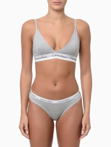 Kit 3 Calcinhas Fio Dental Mini Modern Cotton Calvin Klein Underwear - Multi Kit 3 Calcinhas Fio Den