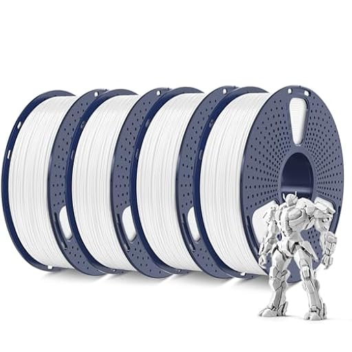 SUNLU 4KG ABS Filamento 1,75mm, Filamento de Impresora 3D de Alta Resistencia al Calor, Duradero, 1 kg por Bobina, 4 Rollos, Blanco y Blanco | Ya disponible en tu tienda friki favorita! En mundofriki.es! SUNLU 4KG ABS Filamento 1,75mm, Filamento de Impresora 3D de Alta Resistencia al Calor, Duradero, 1 kg por Bobina, 4 Rollos, Blanco y Blanco | Ya disponible en tu tienda friki favorita! En mundofriki.es!