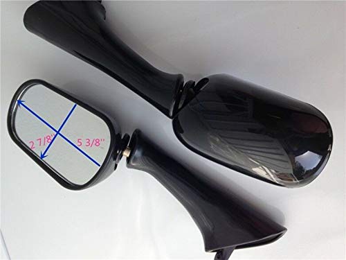 unbrand Motor Parts Accessories Lighting&Electrical by Auto&MotoStore Black Racing Mirrors for 91-98 Motorcycle CBR 600 F2 F3 93-97 CBR900RR 93-96 CBR1000F