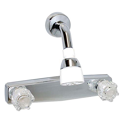 Valterra Phoenix Faucets PF214334 Válvula de Ducha con Dos Manijas 8" con Kit de Cabezal de Ducha para Ducha Expuesta - Cromo miniatura 1
