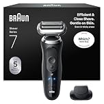 Braun Series 7 Electric Shaver, Up to 60 min, Cordless, Wet & Dry Razor for Men with Precision Trimmer Attachment, 100 Percent Waterproof, 72-N1200SI, Black