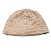 Senker Fashion Women Beanies Hat 2 Pack, Chemo Headwear Cancer Chemo Caps Slouchy Beanie for Women Men,A-Dark Grey & Khaki