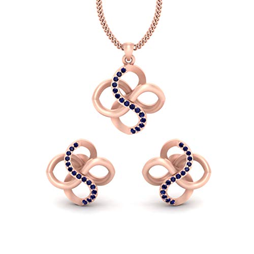 Pendientes de boda azul infinito para novias e invitadas