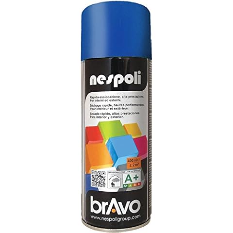 Aérosol peinture bleu NESPOLI 400 ml Cover