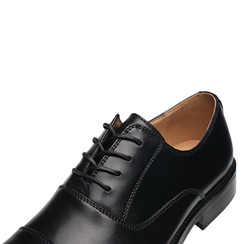 Image of NXT NEW YORK Men's Dress Shoes Lace Up Leather Oxford Shoes for Men Comfortable Classic Modern Formal Business Shoes