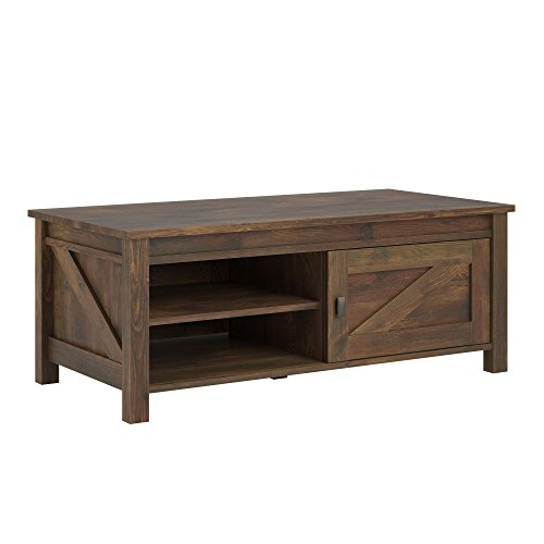 Ameriwood Home Farmington Coffee Table, Rustic - Thumbnail 2