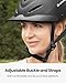 OutdoorMaster Equestrian Helmet, Horse Riding Helmet with Sun Visor and Excellent Ventilation, Adjustable Safe Helmet for Men, Women & Youth