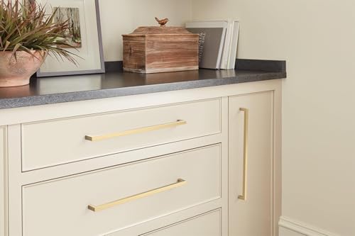 Image of Amerock BP36911CZ Champagne Bronze Cabinet Pull | 12-5 /8 inch (320 mm) Center to Center Cabinet Hardware | Monument | Furniture Hardware | Drawer Pull