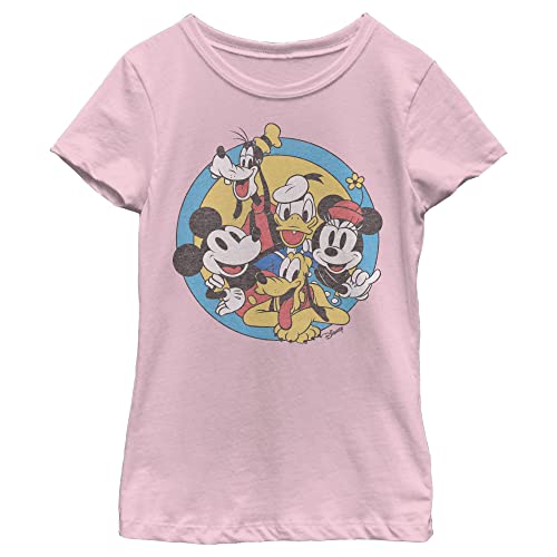 Disney Characters Original Buddies Girl's Solid Crew Tee
