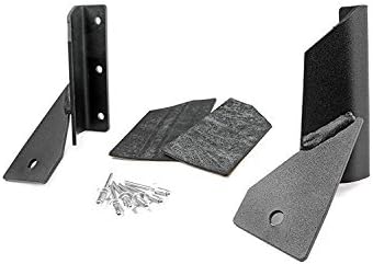 Rough Country Lower Windshield LED Brackets for 84-01 Jeep Cherokee XJ - 70525 , Black