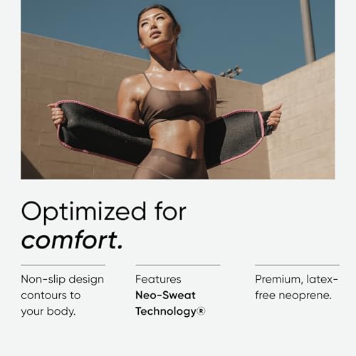 Sports Research Sweet Sweat Waist Trimmer (Core Series) - Premium Sweat Enhancing Fitness Band for Women & Men - Image 7