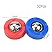 32-Piece Plastic Shuffleboard Pucks for Tabletop Curling Game – 23mm Red and Blue Lightweight Game Pieces, Wear-Resistant Foosball Accessories