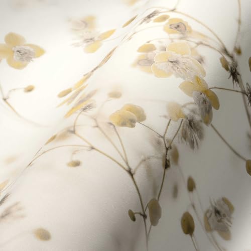 A.S. Création Blumentapete Gelb Weiß PintWalls 387261 Vliestapete Tapete...