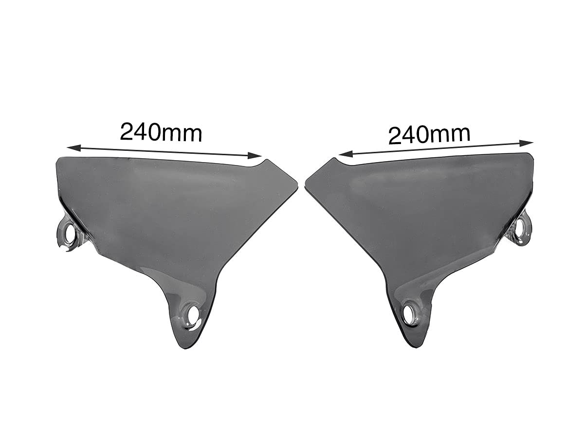 COPPIA DEFLETTORI ARIA FUME SCURO WRS COMPATIBILI CON MULTISTRADA V4 / S/S SPORT 2020-2023
