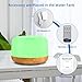 SPLITSKY Aromatherapy Essential Oil Home Diffuser with Remote Control, 300ML Large Room Cool Mist Air Humidifier, 8 Hours Quiet Operation, Timer, 7 Colors LED Night Night，Suitable Home,Yoga.