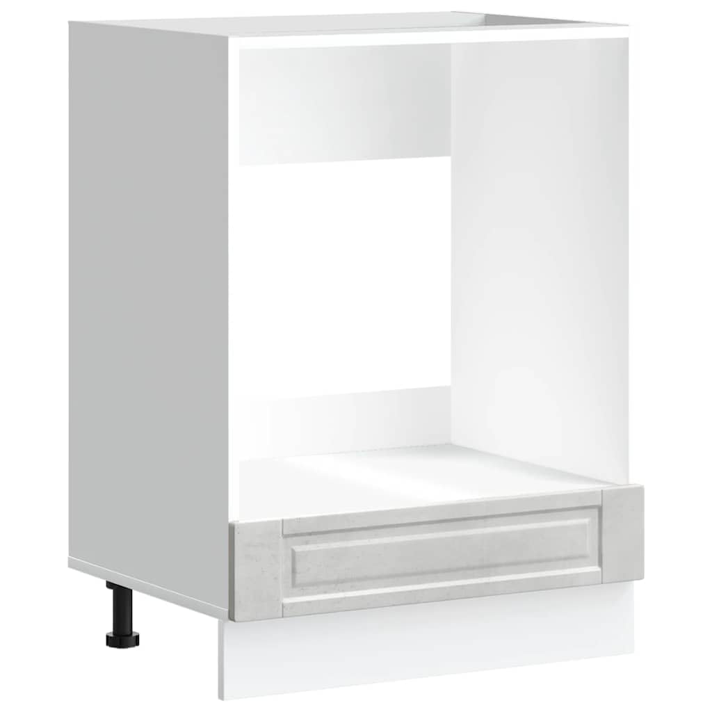 vidaXL Oven Cabinet Porto Concrete Grey Engineered Wood