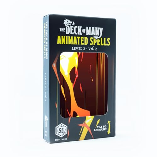 Deck of Many Animated Spells, Level, 2 M-Z SW