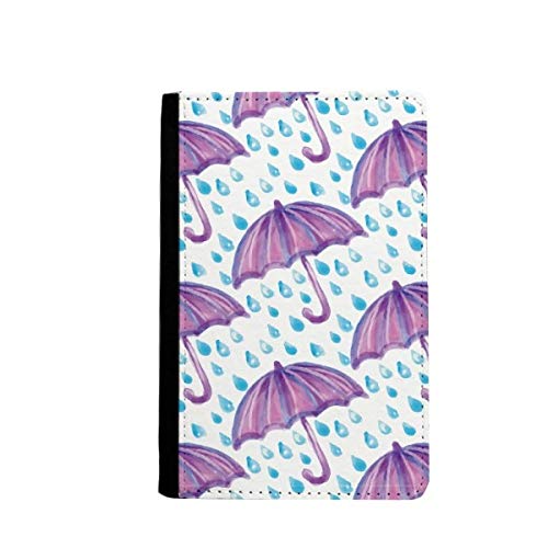 Protège-passeport violet aquarelle étui de protection élégant pour voyage