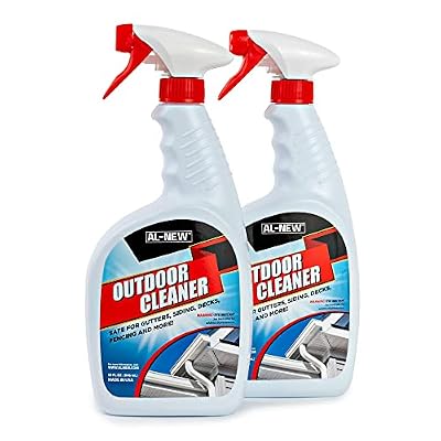 AL-NEW OUTDOOR CLEANER | Versatile Outdoor Cleaner for Gutters, Siding, Decks, Fencing, & More | Pack of 2 (32 oz.)