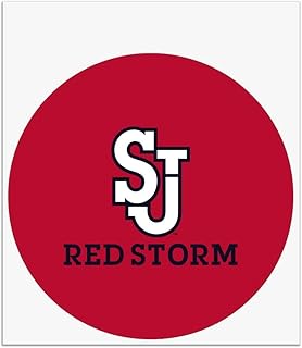 St. John's University Red Storm Logo Automotive Car Window Locker Circle Bumper Sticker