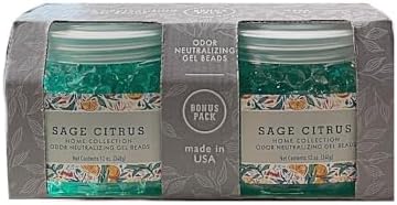 Home Fragrance Odor Eliminator Gel Beads - 12 oz, Pack of 2 - Air...