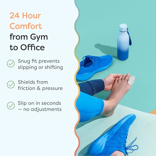 Image of ZenToes Gel Toe Cap and Protector - Pack of 6 Protect Ingrown Toenails, Blisters, Missing Toenails