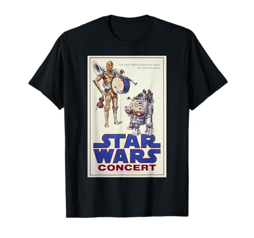 Star Wars R2 Beats Concert Poster t-shirt idée cadeau originale pour anniversaire de geek