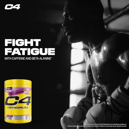 Image of Cellucor C4 Original Pre Workout - POPSICLE Grape - Pre-Workout for Endurance, Focus & Performance with 200mg Caffeine, Beta-Alanine, Creatine Nitrate, L-Arginine & PeptiPump - Sugar Free, 50 Servings