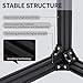 4pcs 1220mm T Slot 2020 Aluminum Extrusion European Standard Anodized Linear Rail for 3D Printer Parts and CNC DIY Black