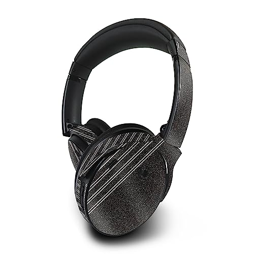 Image of MightySkins Glossy Glitter Skin Compatible With Bose QuietComfort 45 Headphones - Pinstripe | Protective, Durable High-Gloss Glitter Finish | Easy to Apply, Remove, and Change Styles | Made in The USA