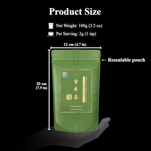 Té Genmaicha en polvo 100 gramos miniatura 4