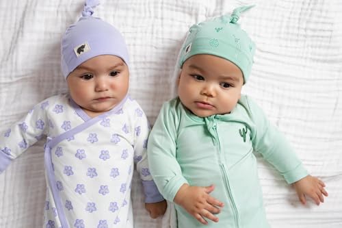 Image of monica + andy Double Zipper One Piece, 100% Organic Baby Clothes for Girls & Boys, Unisex, Preemie, Newborn & Infant Sizes