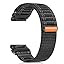 Bracelet Garmin Quickfit 20 mm cuir Beige Crème pour Fenix 7S