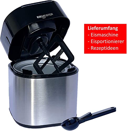 JUNG EISMEISTER Eismaschine - für 4 Personen, 1,5 L Fassung, Eiscreme selber machen,5in1 Machine - Speiseeismaschine… – Bild 3