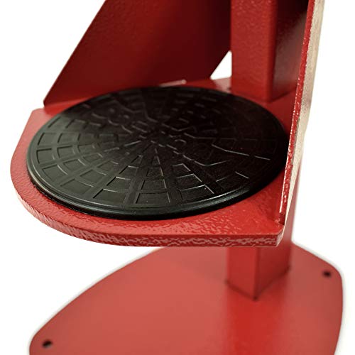 Duhalle 275 capsuleuse Super Pro Base Acier pour Capsules 26 et 29 mm, Rouge, 30 x 45 x 80 cm - Image 3