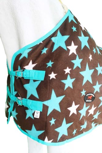 Image of Challenger Horse Soft Fleece Cooler Contoured Exercise Blanket Liner Sheet Wicks 4397