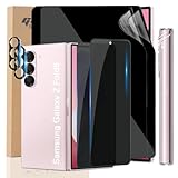 Picture of Samsung Galaxy Z Fold 6 Privacy Screen Protector, 2X Inner Flexible Black TPU Film +2X Front Anti Spy Tempered Glass Screen Protector +2X Camera Lens Protector +2X Side Soft Film [Anti Scratch]