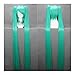 Produktbild Frauen Lange Pigtail Light Blue gerade Perücke Hatsune Miku Anime-Partei Cosplay Seite Doppelpferdeschwanz Perücken 120cm