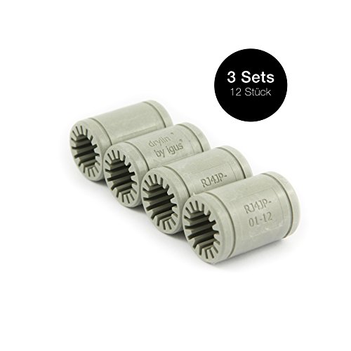 Preisvergleich Produktbild Igus ® Gleitlager 12mm - DryLin ® R - RJ4JP 01-12 (12 Stück)