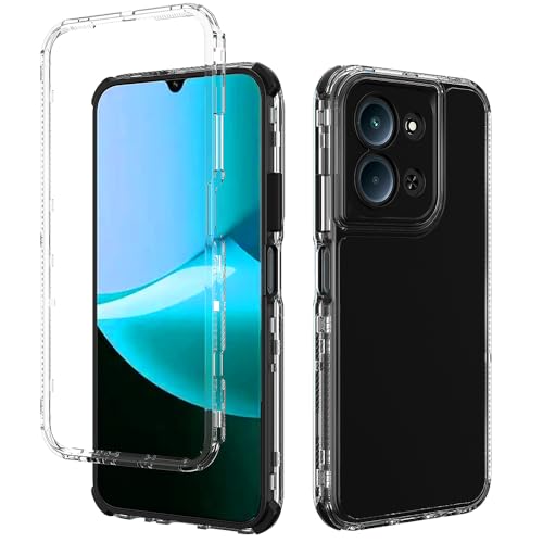 Kukoufey REDMI 15C (171mm) �P�[�X�J�o�[�A3�C��1 �����h�~�A�Ռ��z���� Xiaomi Poco C85 4G 25078PC3EE �d�b�ی�P�[�X �u���b�N