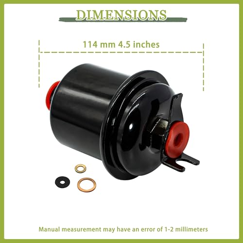 PF-1200 Premium Gasoline Fuel Filter 16010-ST5-931/16010-ST5-E02 – Compatible with 1988-2004 Honda Civic, Accord, Prelude, CR-V, Odyssey & Acura Integra, CL, EL, RL, TL – Fuel Injected Engines - Thumbnail 5