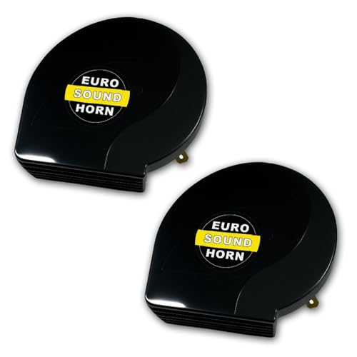スペーシア スペーシア カスタム MK54S サウンドホーン 12V 普通自動車 軽自動車 デュアルサウンド 高音 低音 ブラック