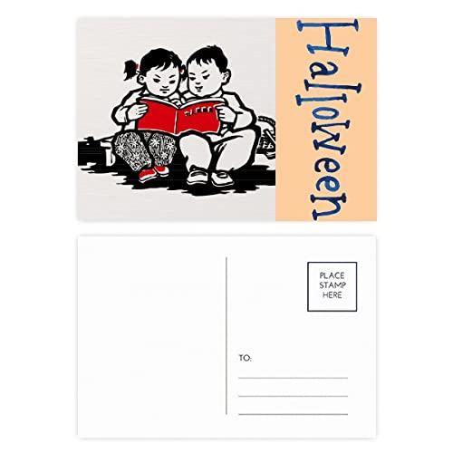 Cartes postales d'Halloween pour enfant en lot de 20 pièces