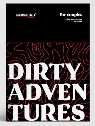 Memories2Make® Dirty Adventures Challengebuch für Paare mit 32 Abenteuer hinter Rubbelfeldern fürs Schlafzimmer, Geschenk zum Geburtstag, Ostern, Hochzeit