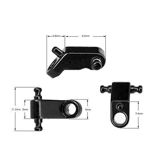 RuleaxAsi 2 pcs Guitarra Elétrica String Roller Guia de Retentor de Guitarra Peças de Reposição Aces