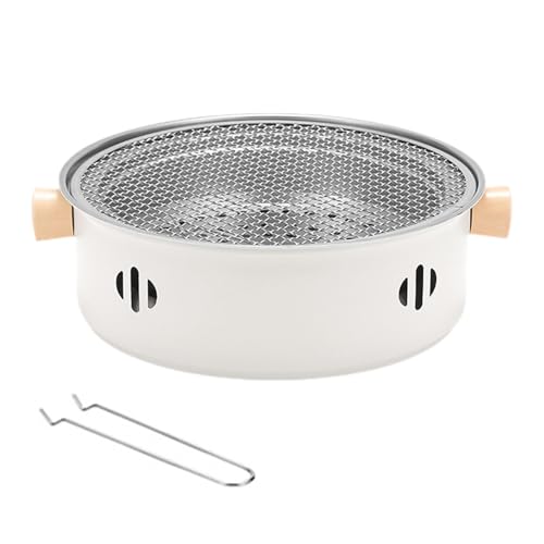 Estufa de carbón al aire libre – Parrilla plegable portátil para barbacoa, parrilla de carbón Agm | Parrilla de barbacoa de acero inoxidable para exteriores, parrilla de carbón plegable portátil Agm,